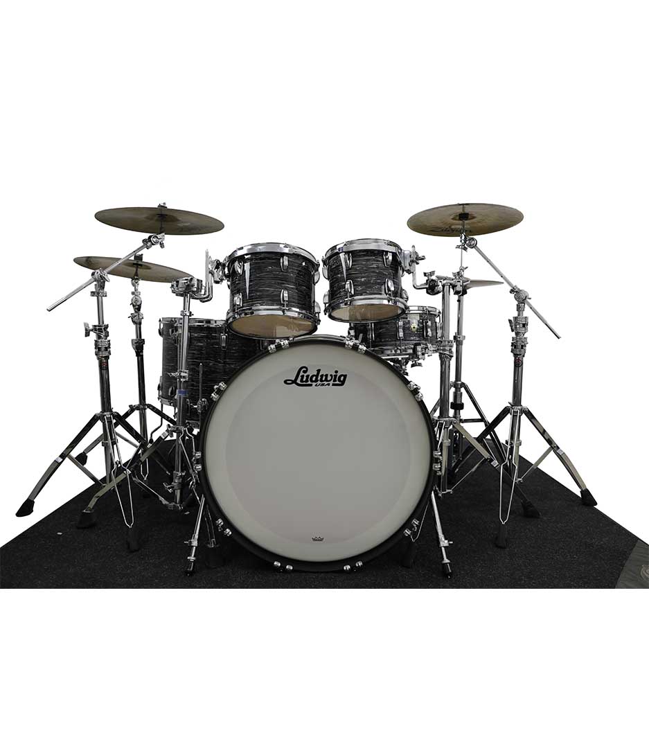 Ludwig Legacy Maple Vintage Black Oyster 6pc Drumkit