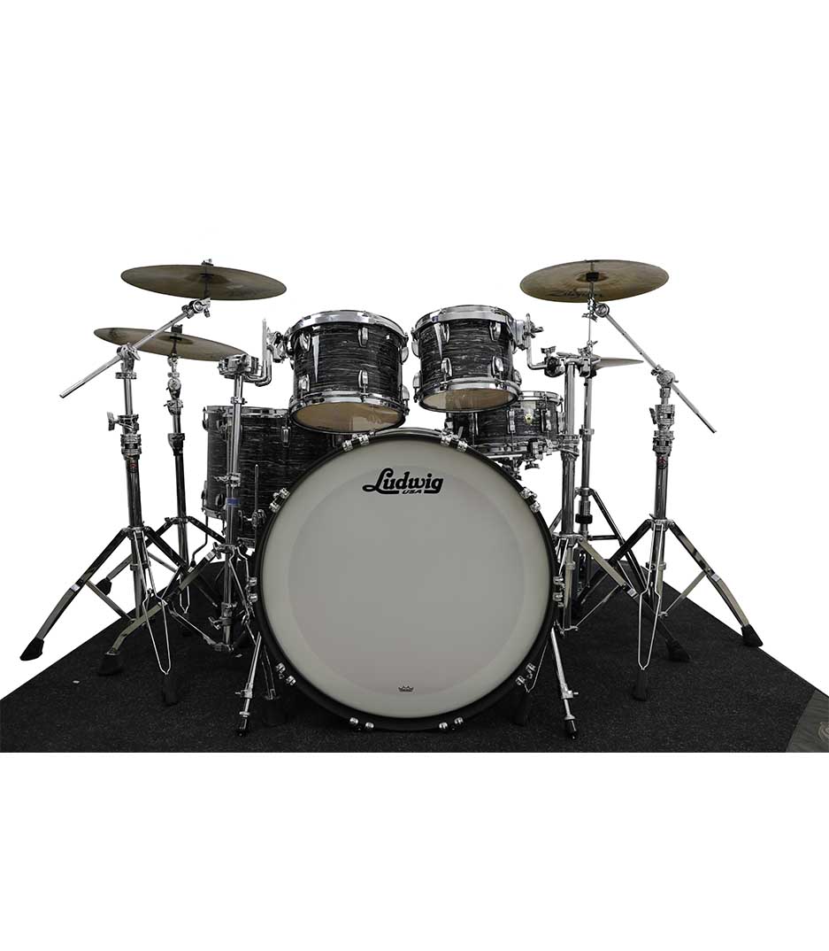 Ludwig Legacy Maple Vintage Black Oyster 6pc Drumkit