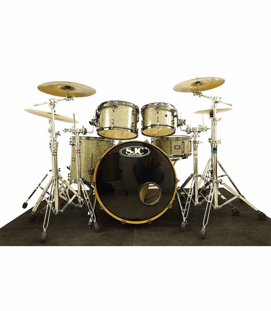 SJC Custom Ginger Glitter 5pc Drumkit