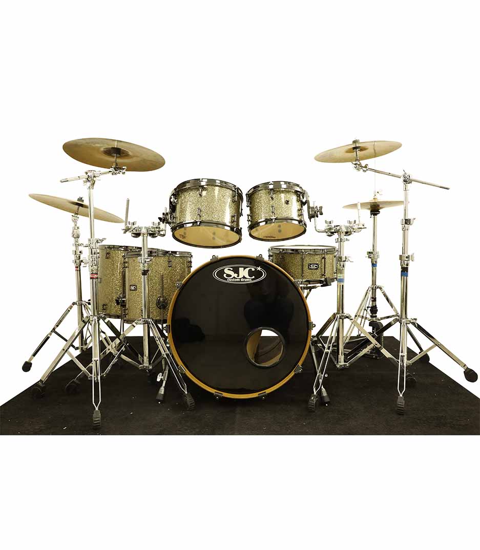 SJC Custom Ginger Glitter 6pc Drumkit