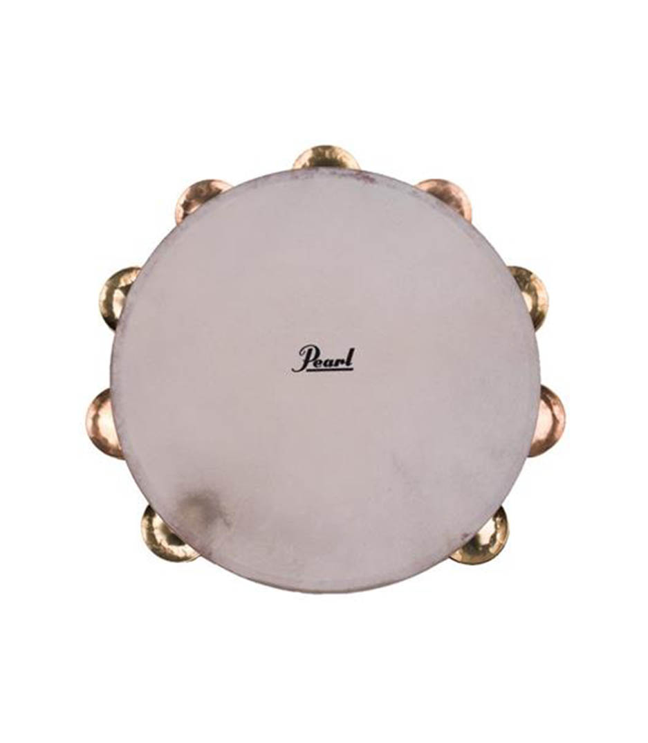 Pearl Orchestra Tambourine 10 Beryllium Copper Brass Jingles