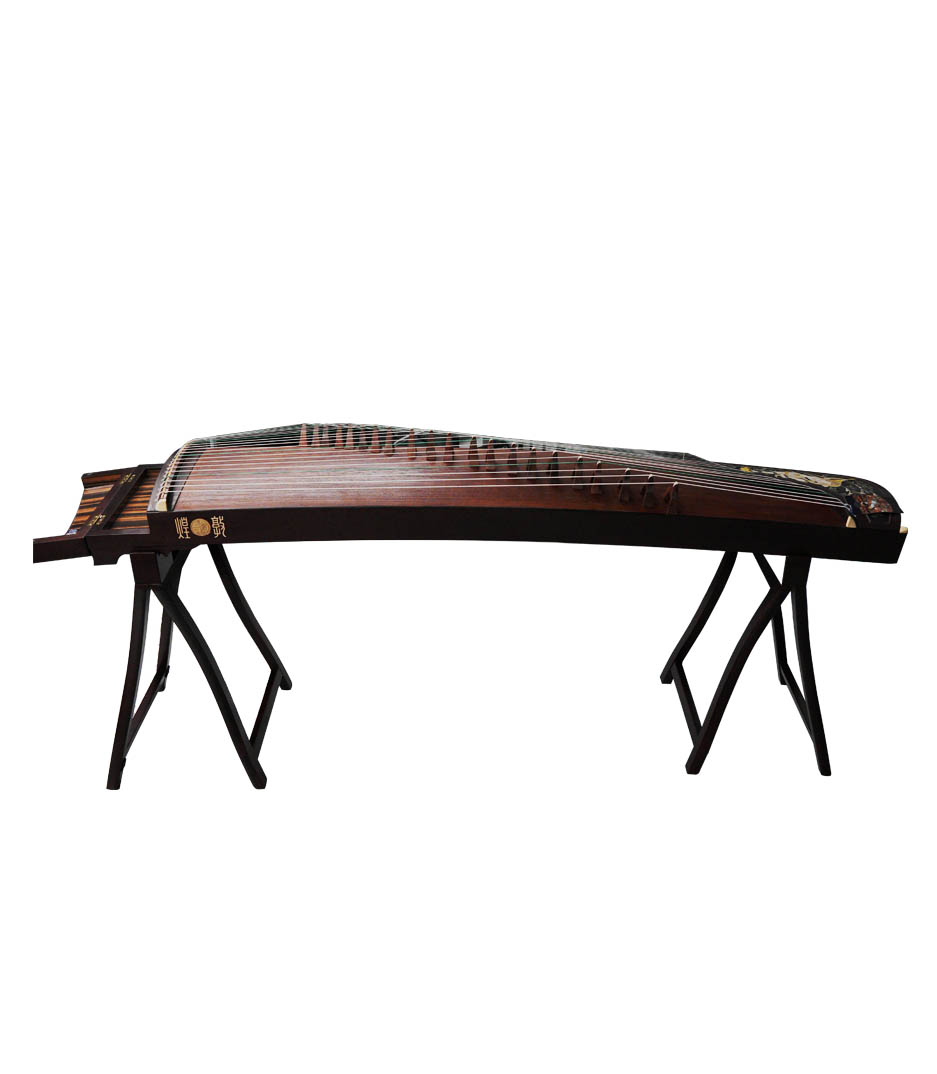 Chinese Concert Premium Black Rosewood Guzheng "Hut In Bamboo Forest"