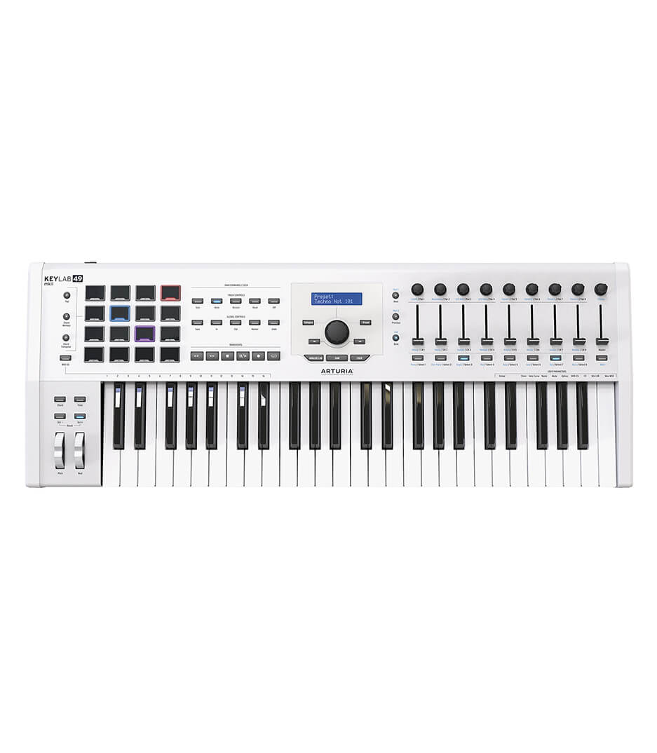 Arturia 49 keys Keyboard Midi Controller KeyLab 49 MKII  White